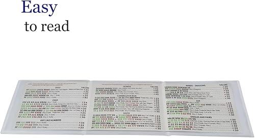 Miniatura 3 de aoG Mahjong Cards - Funda protectora de 2 piezas (impresión grande) para tarjetas de puntuación de la Liga Nacional de Mah Jongg, tarjeta