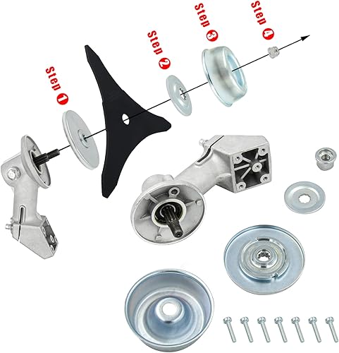 Miniatura 5 de Kimsion Cabezal de caja de engranajes para STIHL FS55 FS55R FS56 FS56RC FS80 FS85 FS90 FS90R FS94 FS94R FS100RX FS110 FS120 FS130 FS130R FS200 FS240