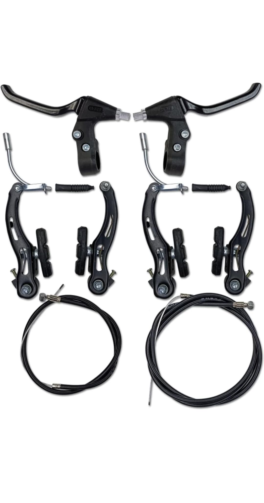 NEELASH Bicycle Power Break Set Combo Pack of Clutch,Outer+Inner.v Break punja with Break Shoe (blacl)-image-1