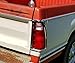 ECOTRIC Pair Tail Light Lens Cover ONLY Compatible with 1972-1980 Dodge Truck & Plymouth Power Wagon