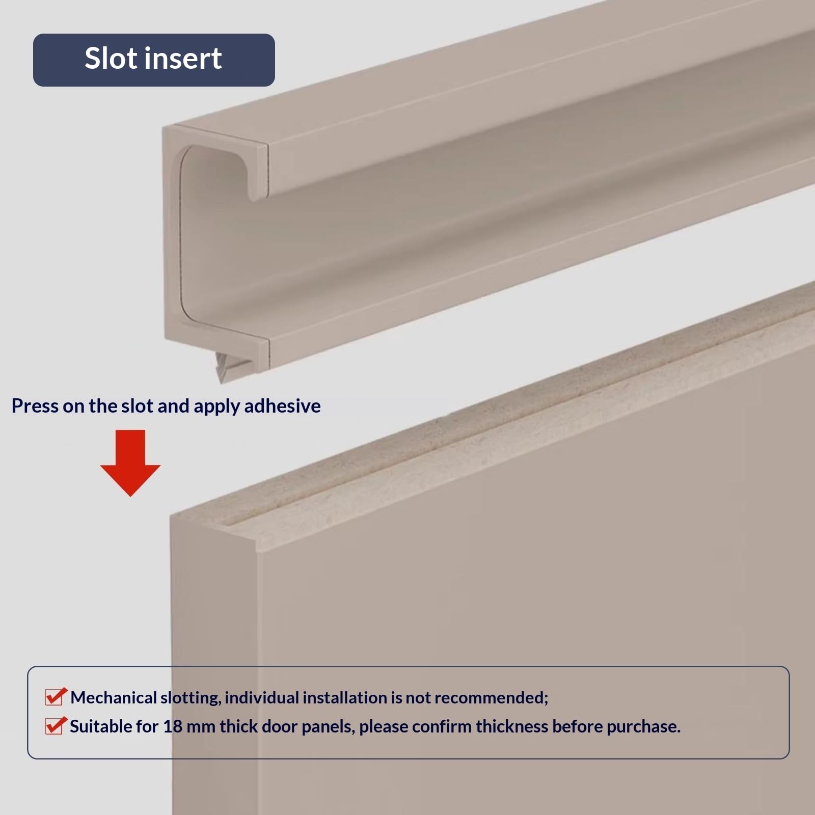 Schubladenknäufe, Aluminiumlegierung, bündiger Schrankgriff, 4 Stück, Küchentürgriffe, Küchentürknauf, rostfrei, einfach zu installieren, ideal für DIY-Küchen- und Heimprojekte (Weiß, L: 80 cm
