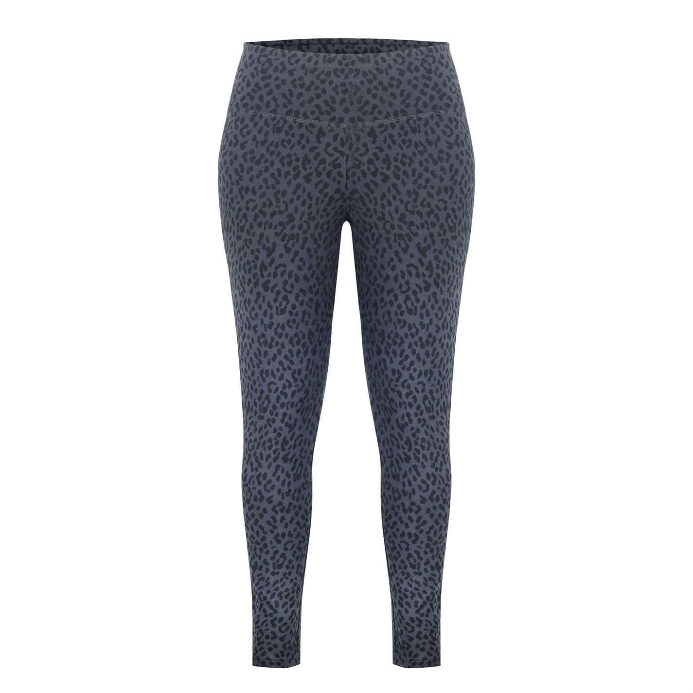Miso Womens All Over Print Leggings Black Animal XS