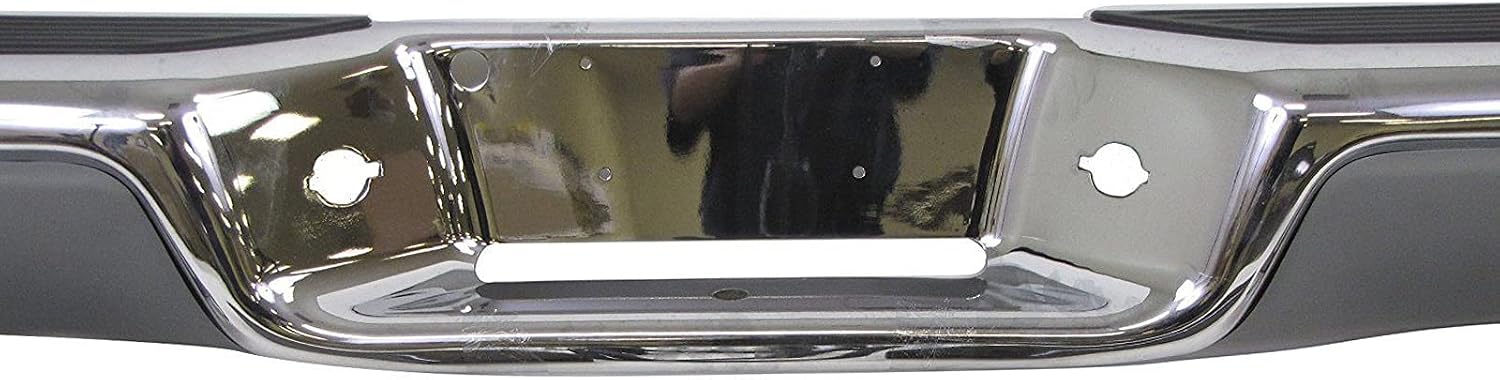Chrome Steel, Rear Bumper Assembly for 1997-2004 Dodge Dakota Pickup 97-04, CH1103103