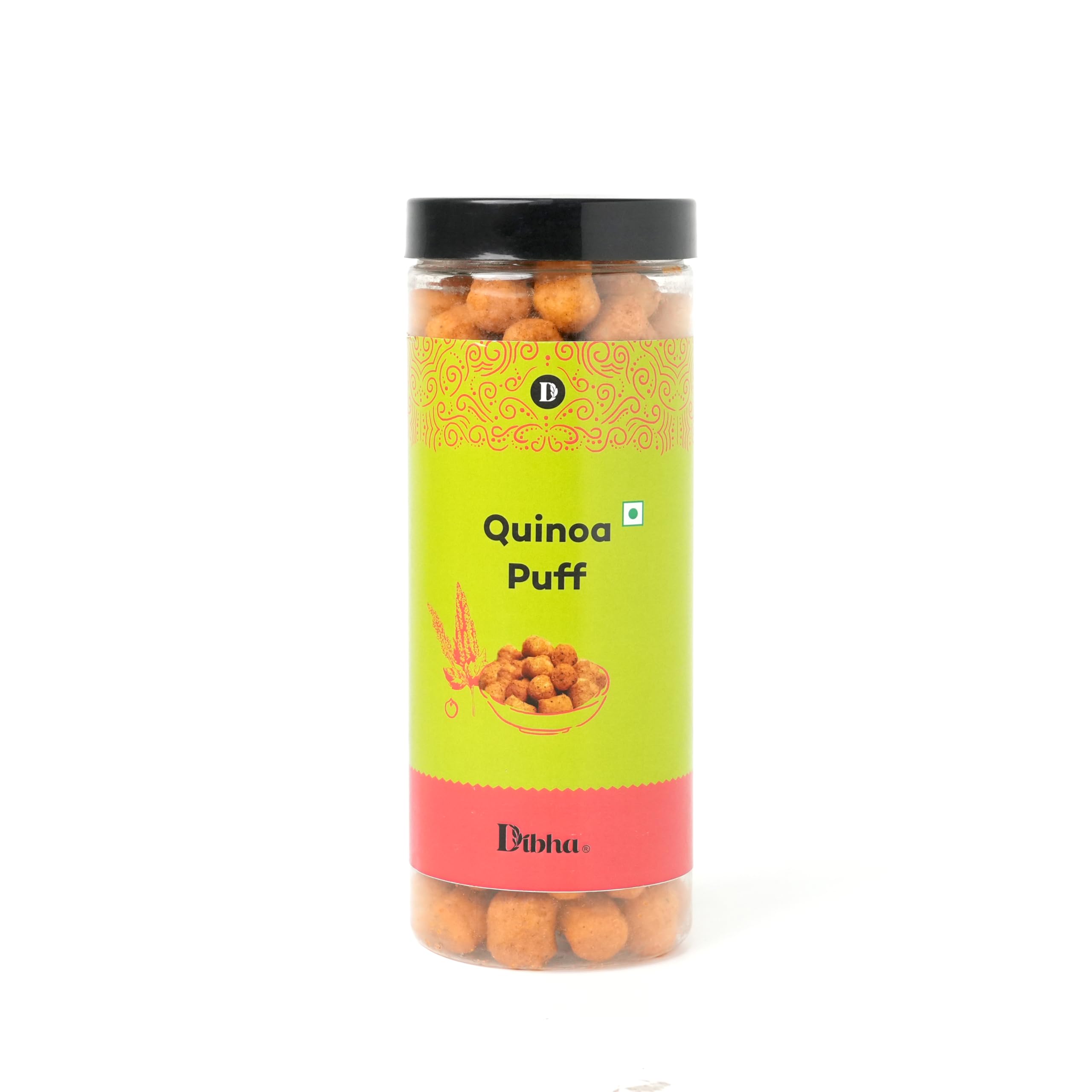Dibha Quinoa Puffs (100g) | Crunchy Quinoa & Multigrain Puff | Rich in Protein & Fiber | Puffed Namkeen Snacks | Guilt-Free Anytime Snacking-image-14