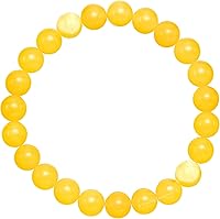 Vista 200 de Amazing Gemstone Pulsera de cristal para mujeres y hombres, pulsera de cristal curativo de protección, pulsera elástica con cuentas de piedras