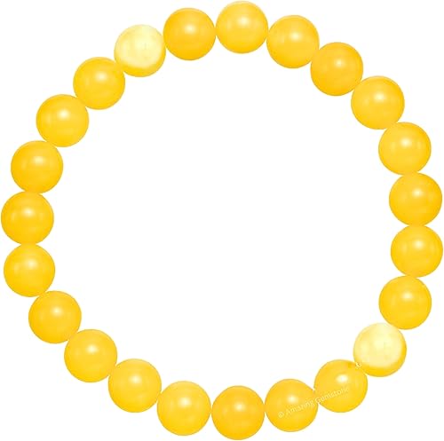 Miniatura 200 de Amazing Gemstone Pulsera de cristal para mujeres y hombres, pulsera de cristal curativo de protección, pulsera elástica con cuentas de piedras