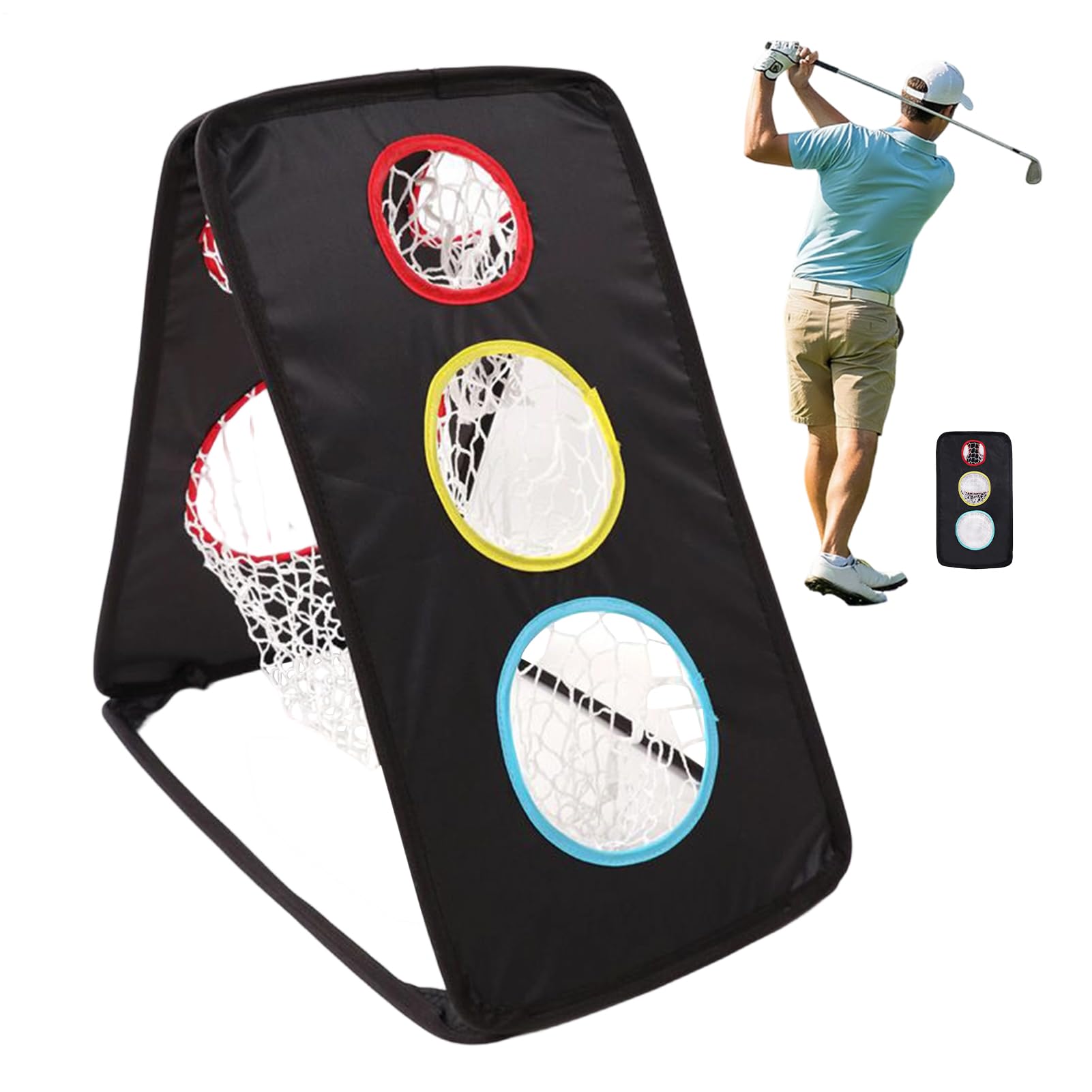 Filet de golf entraînement swing extérieur intérieur filet de conduite - 8