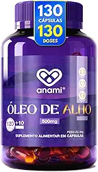 Óleo De Alho Em Cápsulas Gel 500mg | 130 Cápsulas