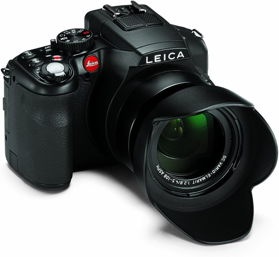 Leica 18191 V-LUX 4 12.7MP Compact System Camera with 3.0-Inch TFT LCD - Black