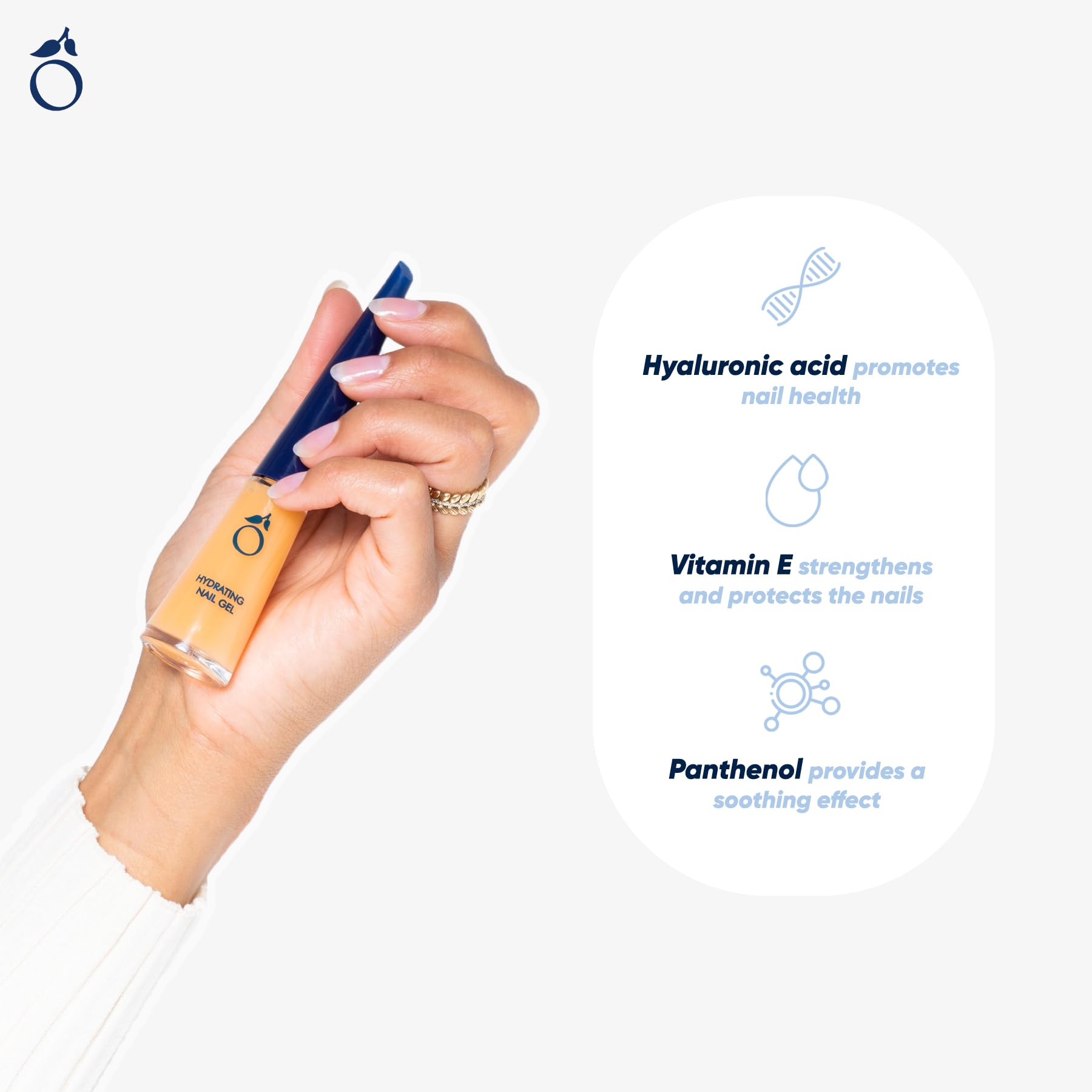 Herome Gel per unghie idratante - Niente più unghie secche o opache, mantieni la naturale morbidezza, forza e lucentezza delle unghie (Hydrating Nail Gel) - 10ml.