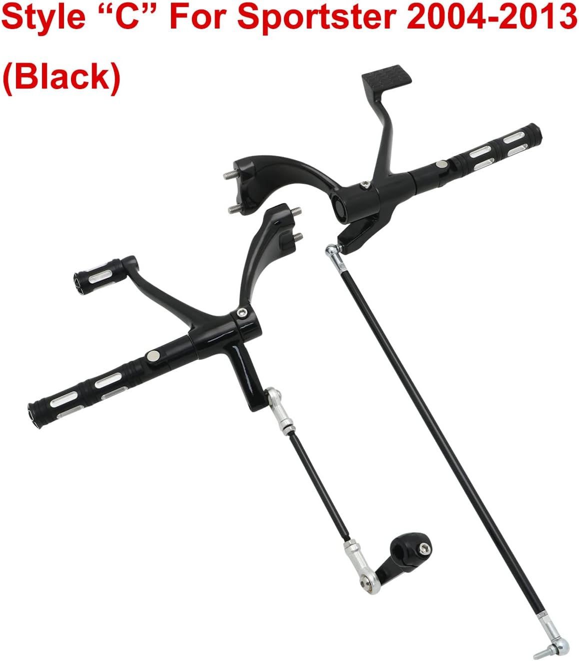 Motorcycle Forward Controls Complete Kit Pegs Levers Linkages For Harley 2004-2013 Sportster XL 883 1200 Forty Eight XL883 XL1200 Black
