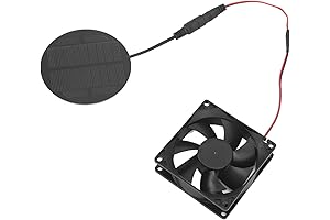 Pet House Exhaust Fan for Chicken Coop Kennel - Solar Panel Fan Kit