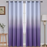 Vista 91 de SimpleHome Ombre Room Darkening Curtains 96 inches Length for Bedroom,Grommet Gradient Light Blocking Beige Gradient Window Curtains for Living