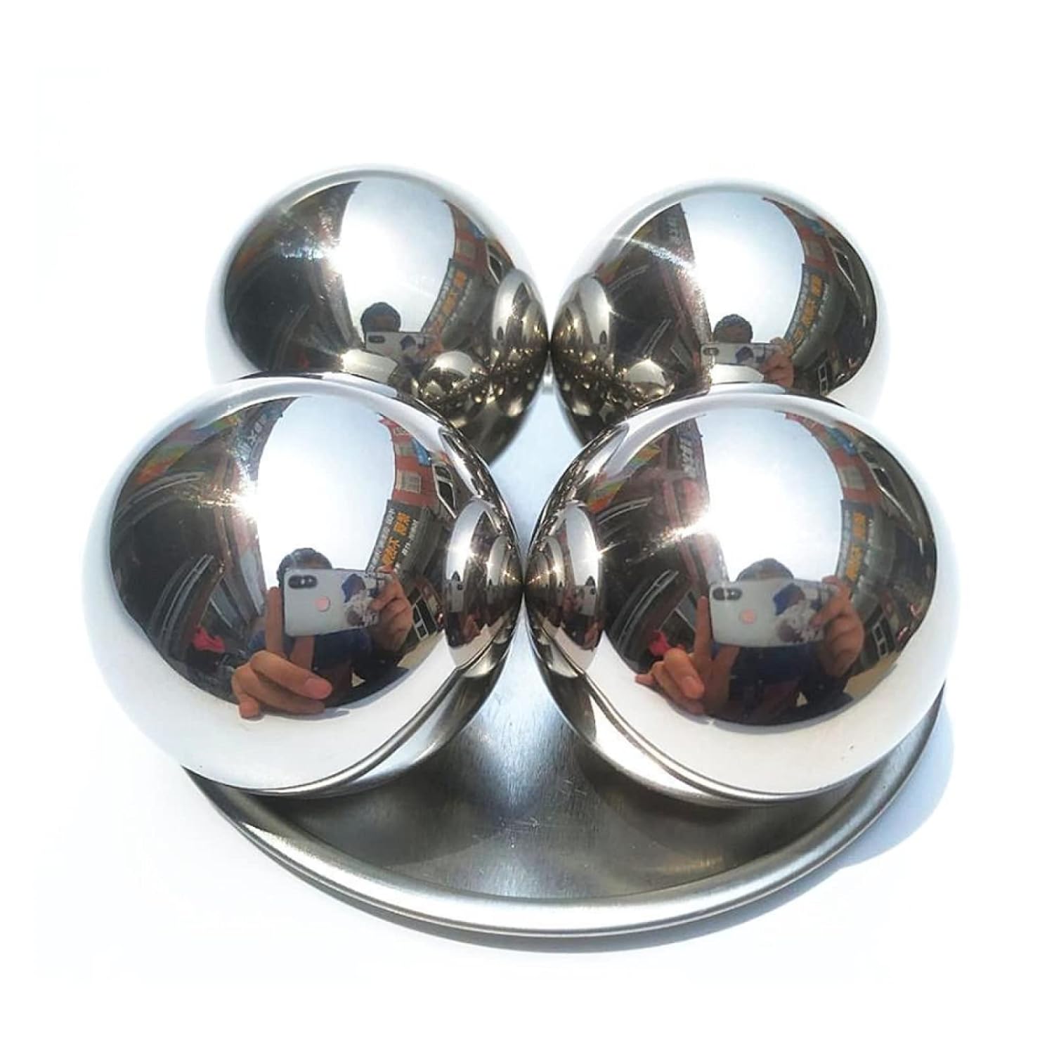 Bearing Steel Solid Precision Large Steel Ball GCR15 Ball G10,49.5mm/500g(47.625mm/440g)
