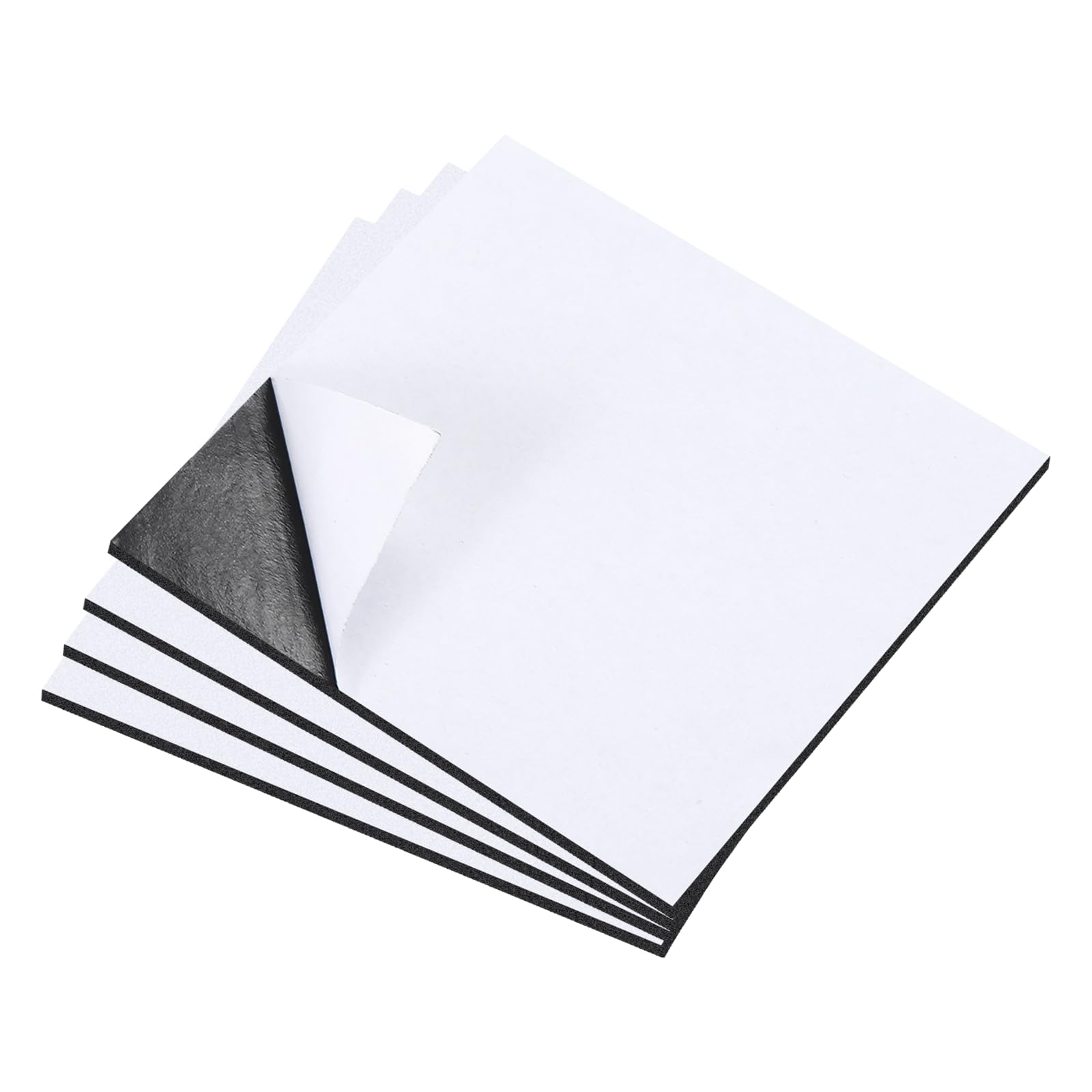 Nexarelle 4Pcs Sound Deadening Mat (100 x 100 x 2 mm) - Vibration Damping Sheet Self-Adhesive Damping Block Butyl Rubber HVAC Pipe Cover for Air Conditioner Refrigerator, Black