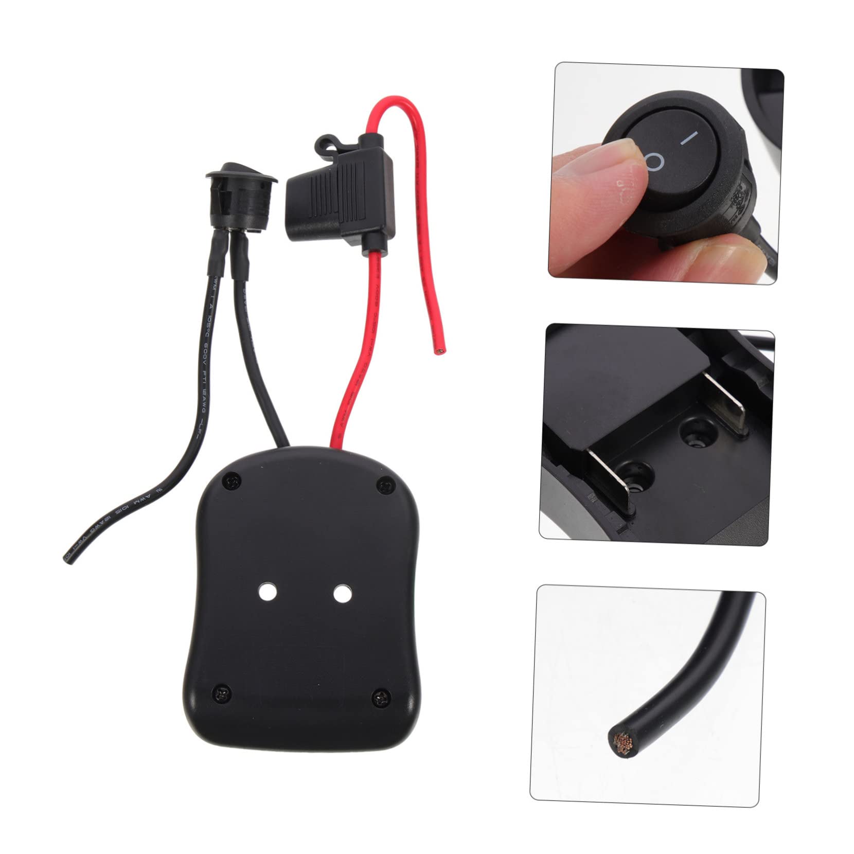 Gadpiparty 3 Piezas Adaptador de batería convertidor de batería convertidor electrico Recargables bateria Recargable Adaptador de Corriente Conector de alimentación para Coche RC AbS