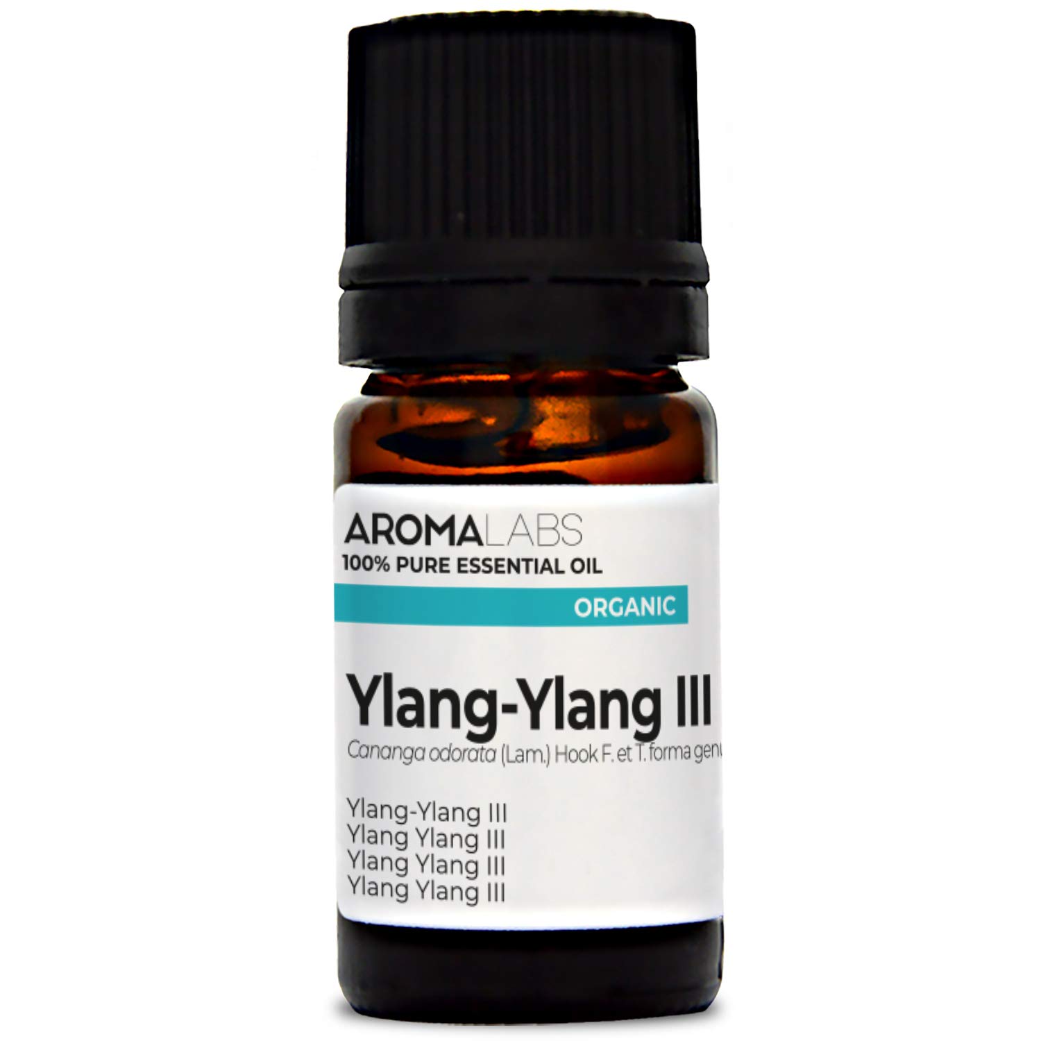 Bio - Ylang-Ylang III Essential Oil - 5mL - 100% Pure, Natural, Chemotyped and AB Certified - AROMA LABS (French Brand)