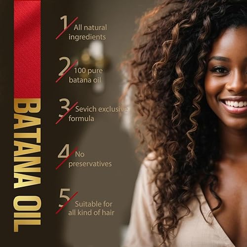 Miniatura 3 de Aceite de batana 100% puro para el crecimiento del cabello, tratamiento orgánico, prensado en frío, nutrición profunda para el cabello y el cuero