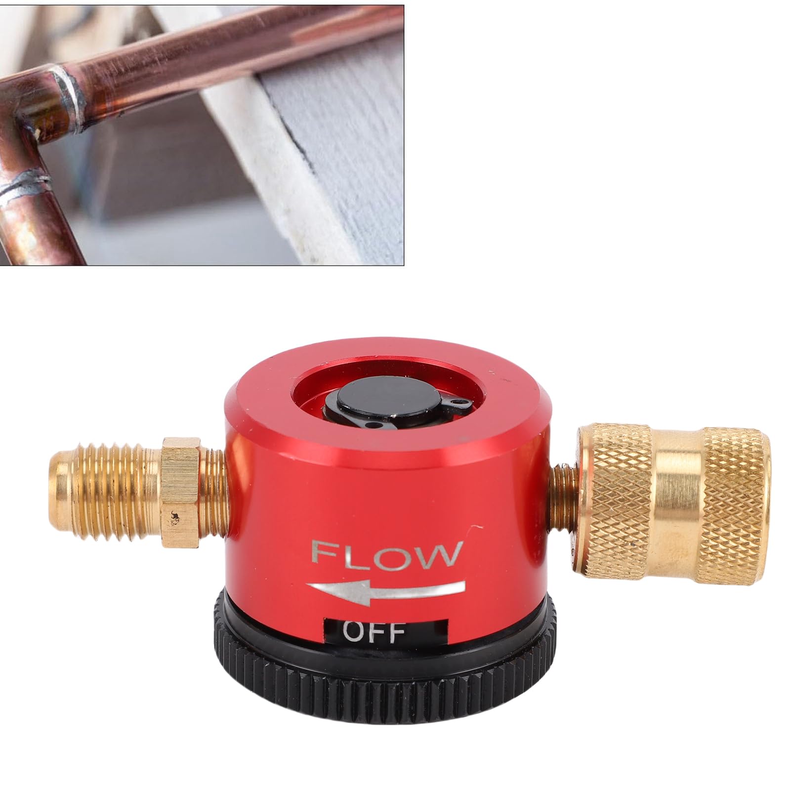 Outil de Purge D'azote 1/4 de Pouce, Cadraction de Position à 3 Points de Commutation Rapide, Flux D'azote Lisse pour L'équipement HVAC, Contrôle de Pression Précis