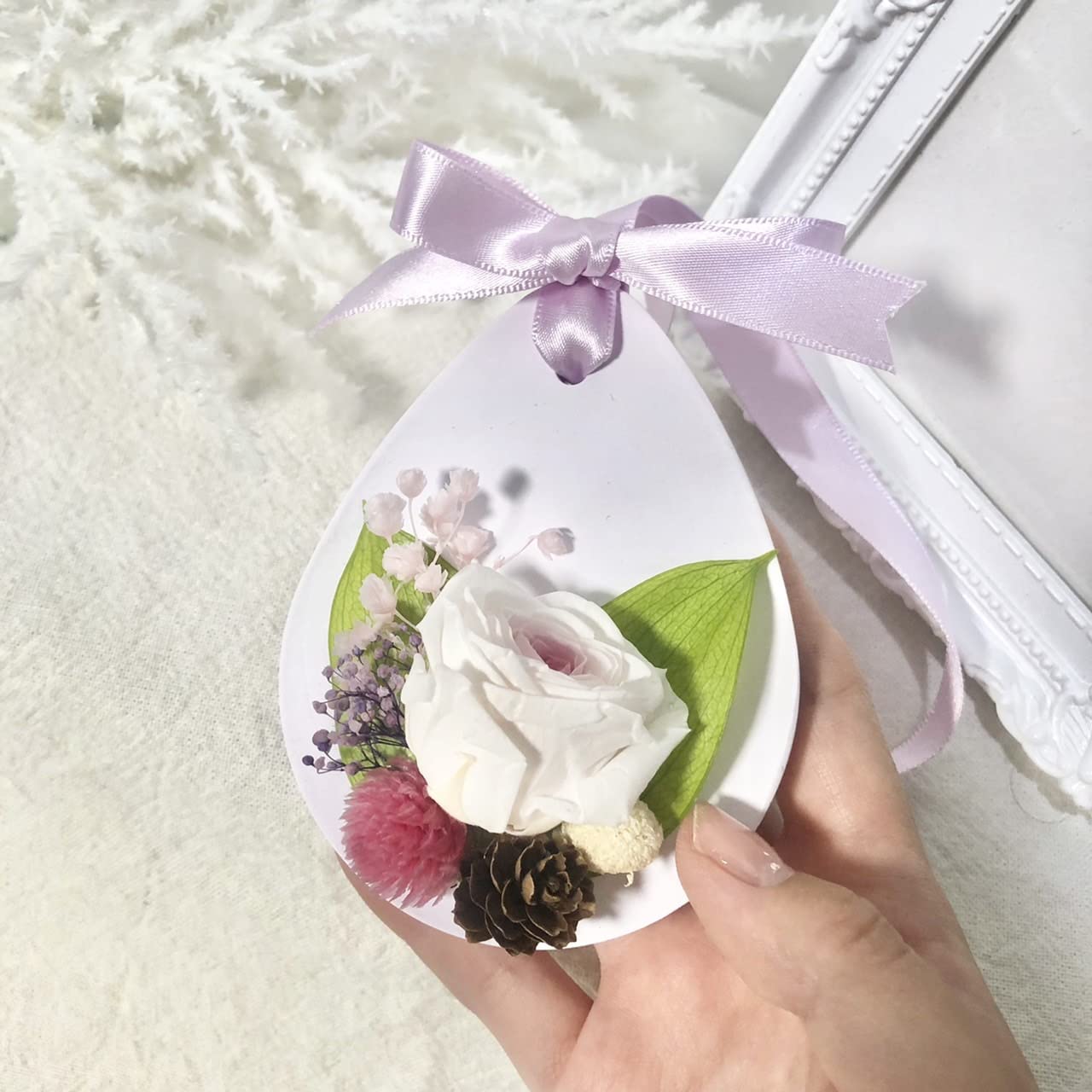 アロマストーンサシェflowerパープル アロマストーンサシェflowerパープル