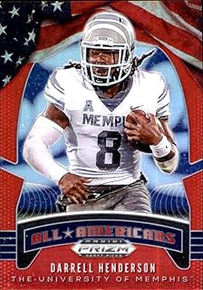 2020 Panini Prizm Draft Prizms Red #90 Darrell Henderson All-Americans Memphis Tigers Football Trading Card