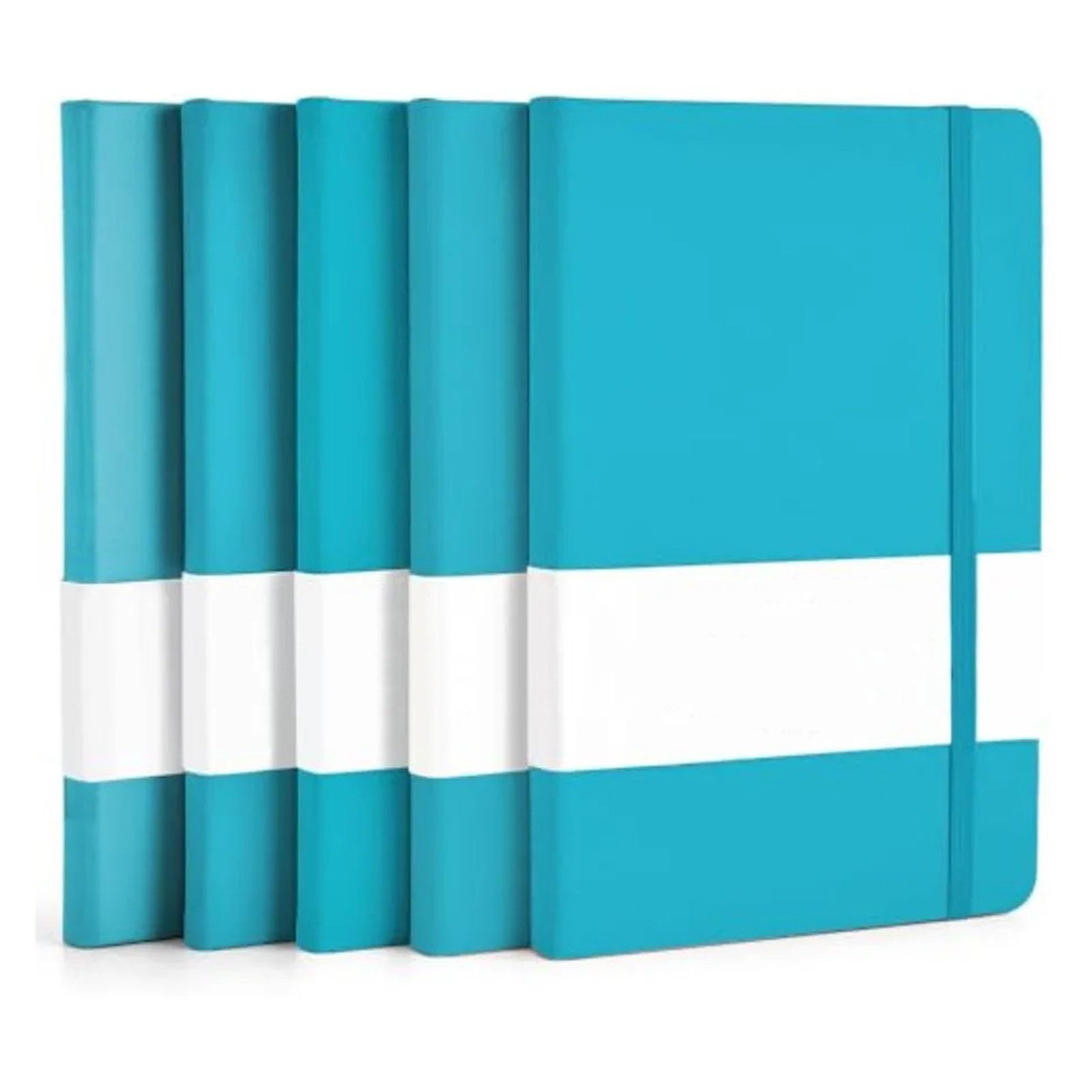 10 sztuk notesów Journal College notes z grubym papierem w twardej oprawie dla biura, domu, szkoły, firmy(Teal)