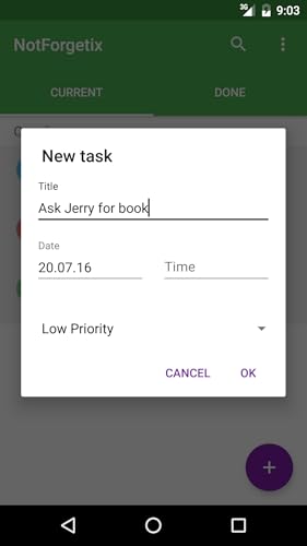 NotForgetix - Notifications