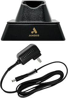 Andis 561222 GTX-EXO Replacement Charging Stand and Charging Cord Adapter, Black