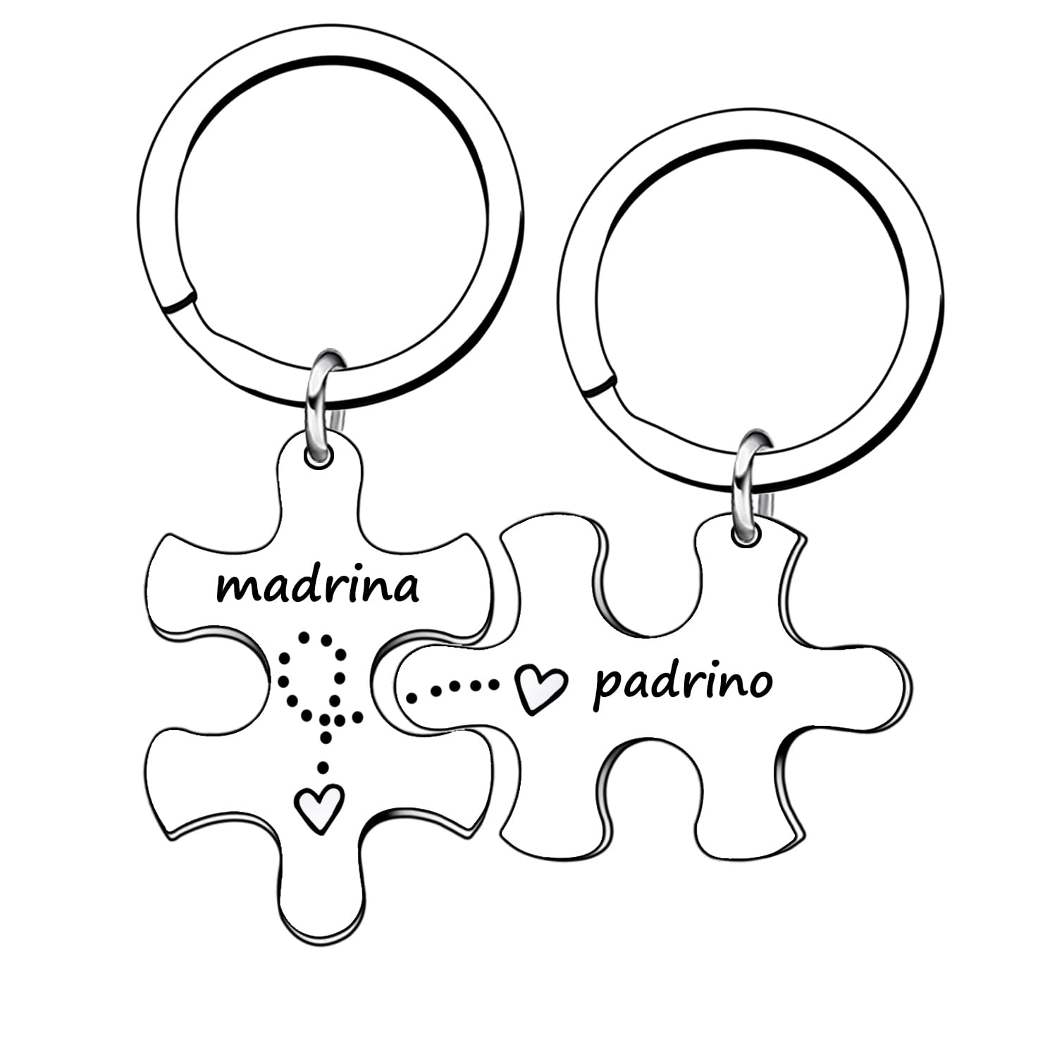 GUOYU Regalo Padrinos Llavero Padrino y Madrina, Anuncio Madrina Padrino Bautizo, Anuncio Bebé Bautismo Quieres ser mi Madrina Padrino