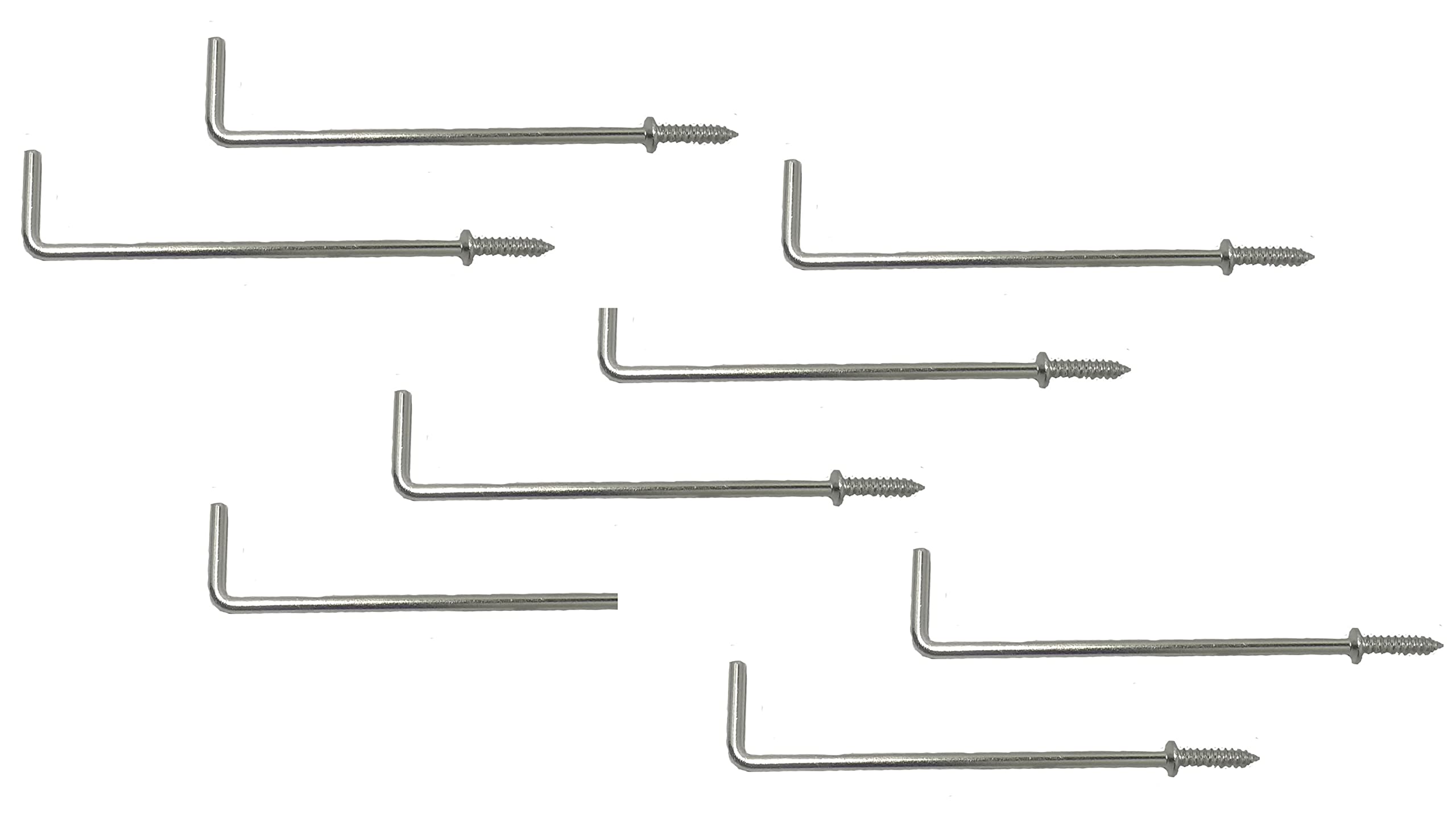 hydur L-Hook, Steel Hook, 12x100mm (4Inch) Approx-8 Pcs. (Pack of 8), Rust Proof-picture-14