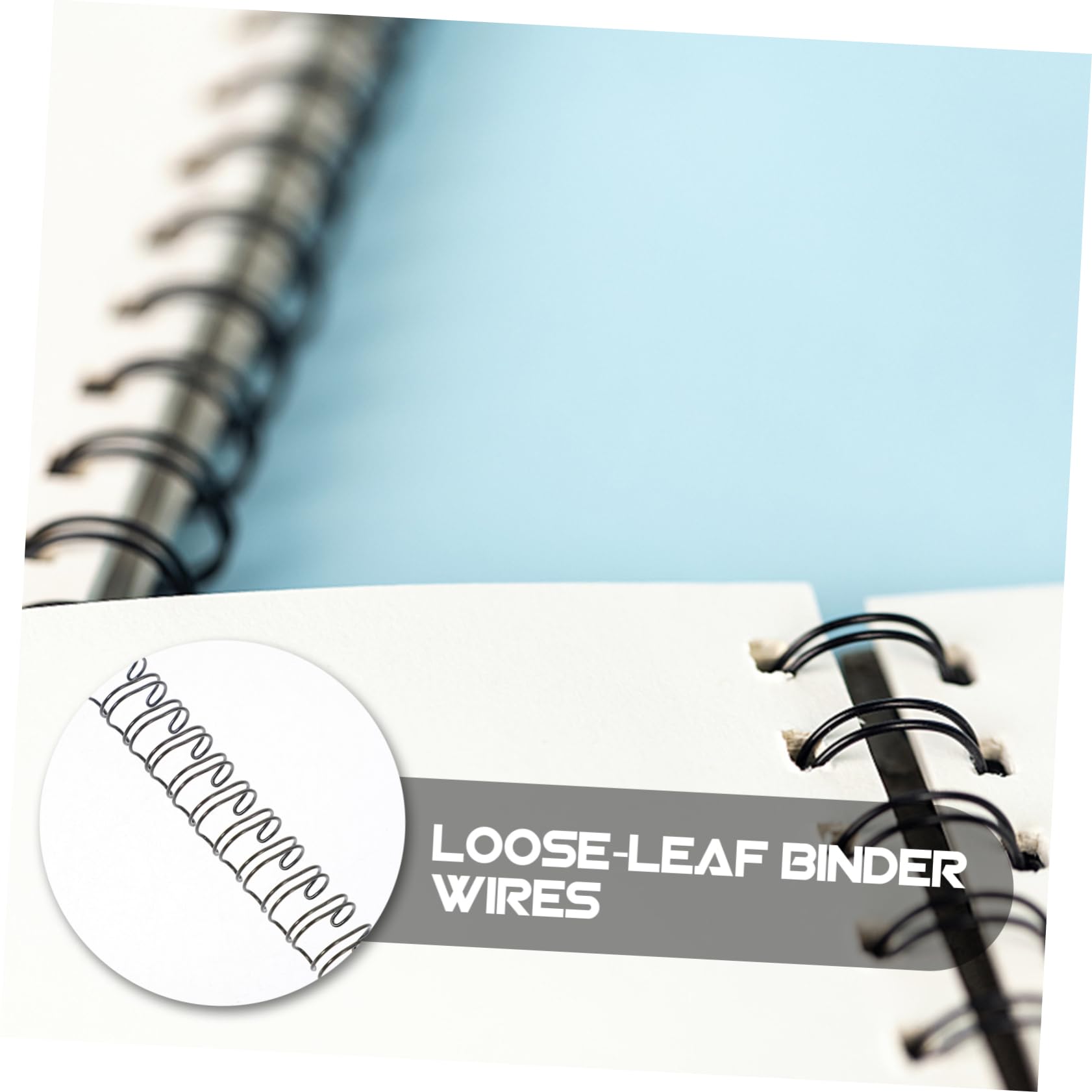 Uonlytech 100 Pezzi Raccoglitori Metallici per Notebook Rilegatori per Rilegature Professionali e Pratiche per Studenti e Insegnanti Accessori per Ufficio e Scuola
