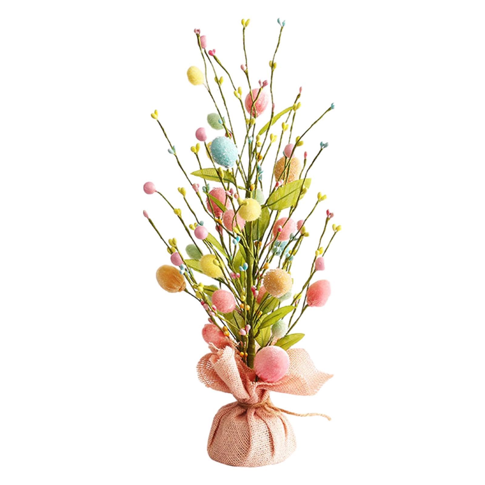 Decorazione da Tavolo a Forma di Albero di Uova di Pasqua, Delicati Rametti di Uova di Pasqua per La Cucina