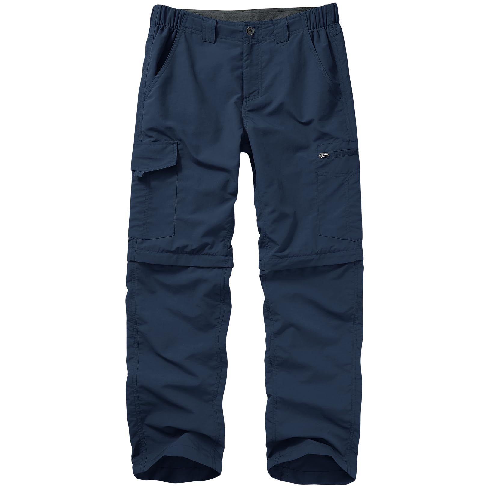 Pantalon de randonnée convertible léger pour homme - Séchage rapide - Fermeture éclair - Pour la pêche, le safari, le camping, les voyages - Pantalon scout