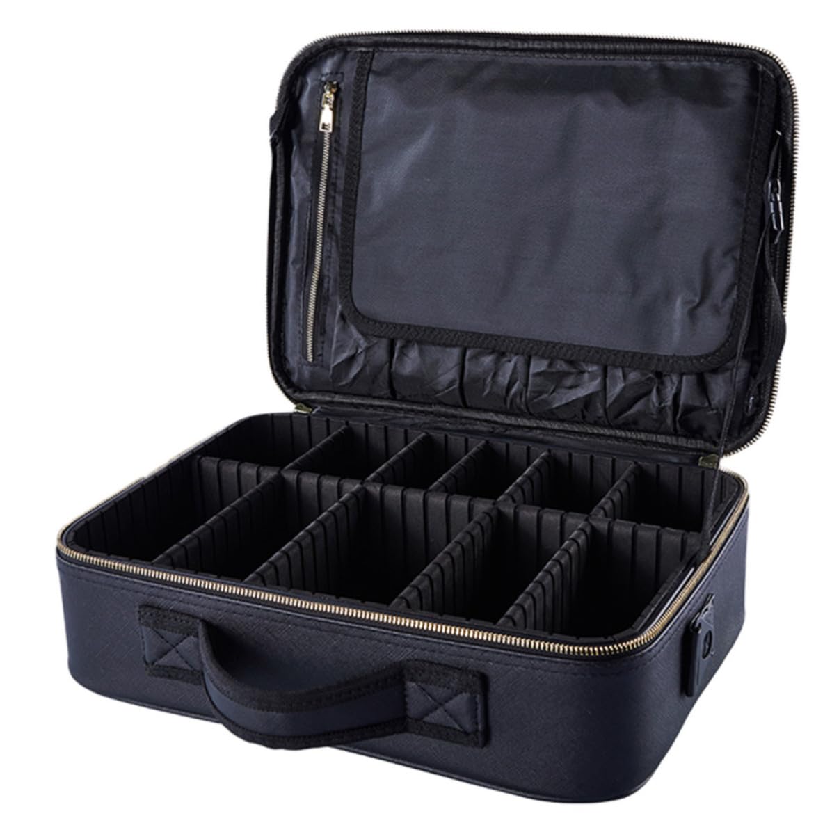 Borsa Cosmetica da Viaggio Portatile Manico e Griglie