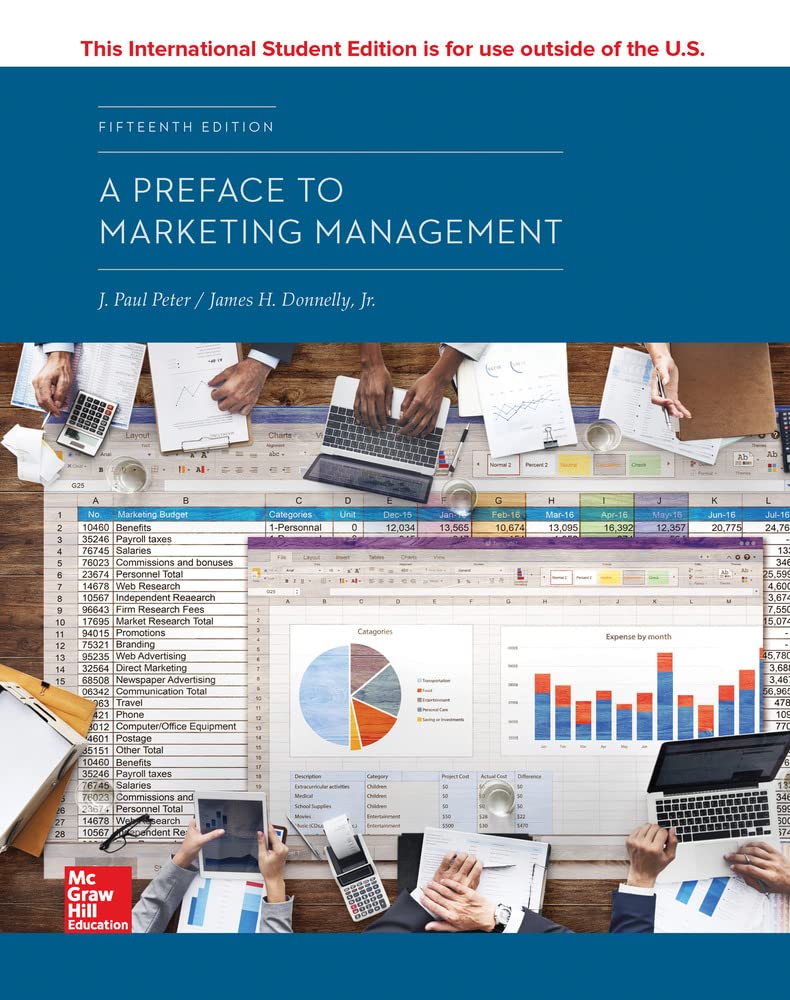 ISE A Preface to Marketing Management Paperback – International Edition, 9 April 2018