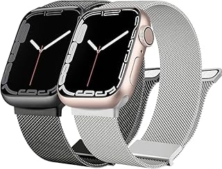 V VOLT Compatible with Apple Watch Bands 41mm 40mm 38mm, Replacement Bands Compatible with iWatch Series 6 5 4 3 2 1 SE for Men Women (2 Pack)