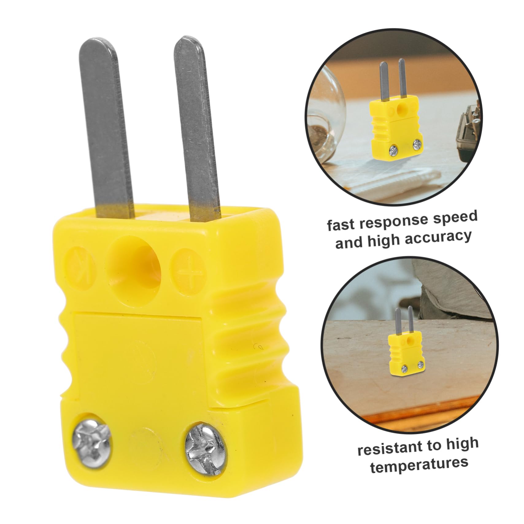 SOLUSTRE Adapter Cable 2 Pack K- Socket Connector Mini-Connector for Replacement