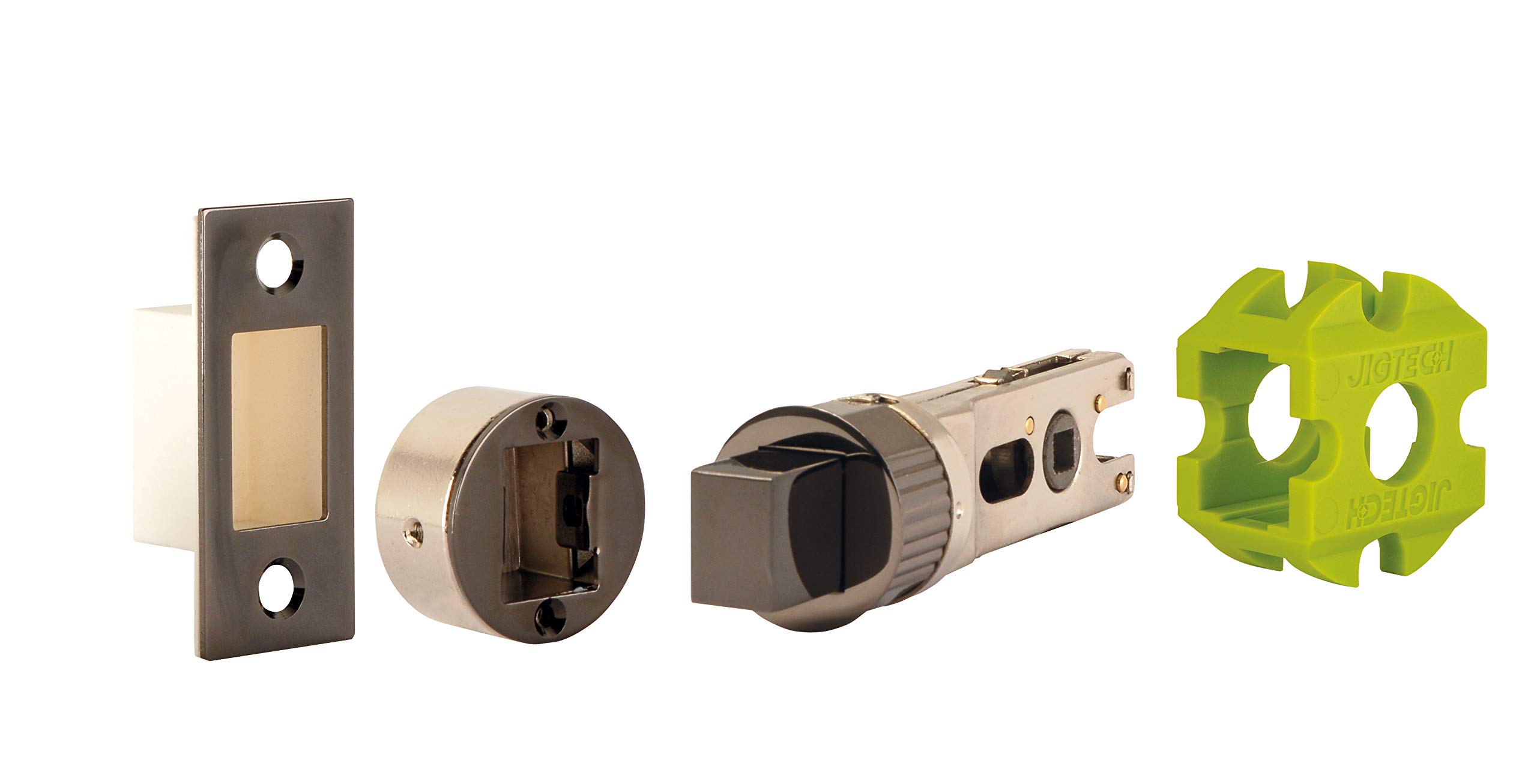 Jigtech Black Jtl4323 Smart Bathroom Bolt, Nickel