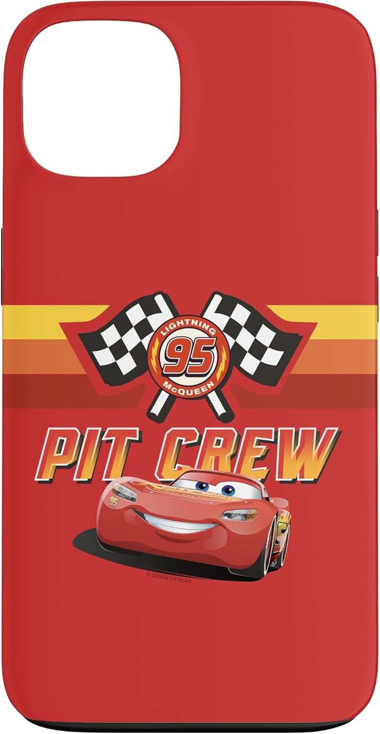iPhone 13 Disney Pixar Cars Two Lightning McQueen Pit Crew 95 Case