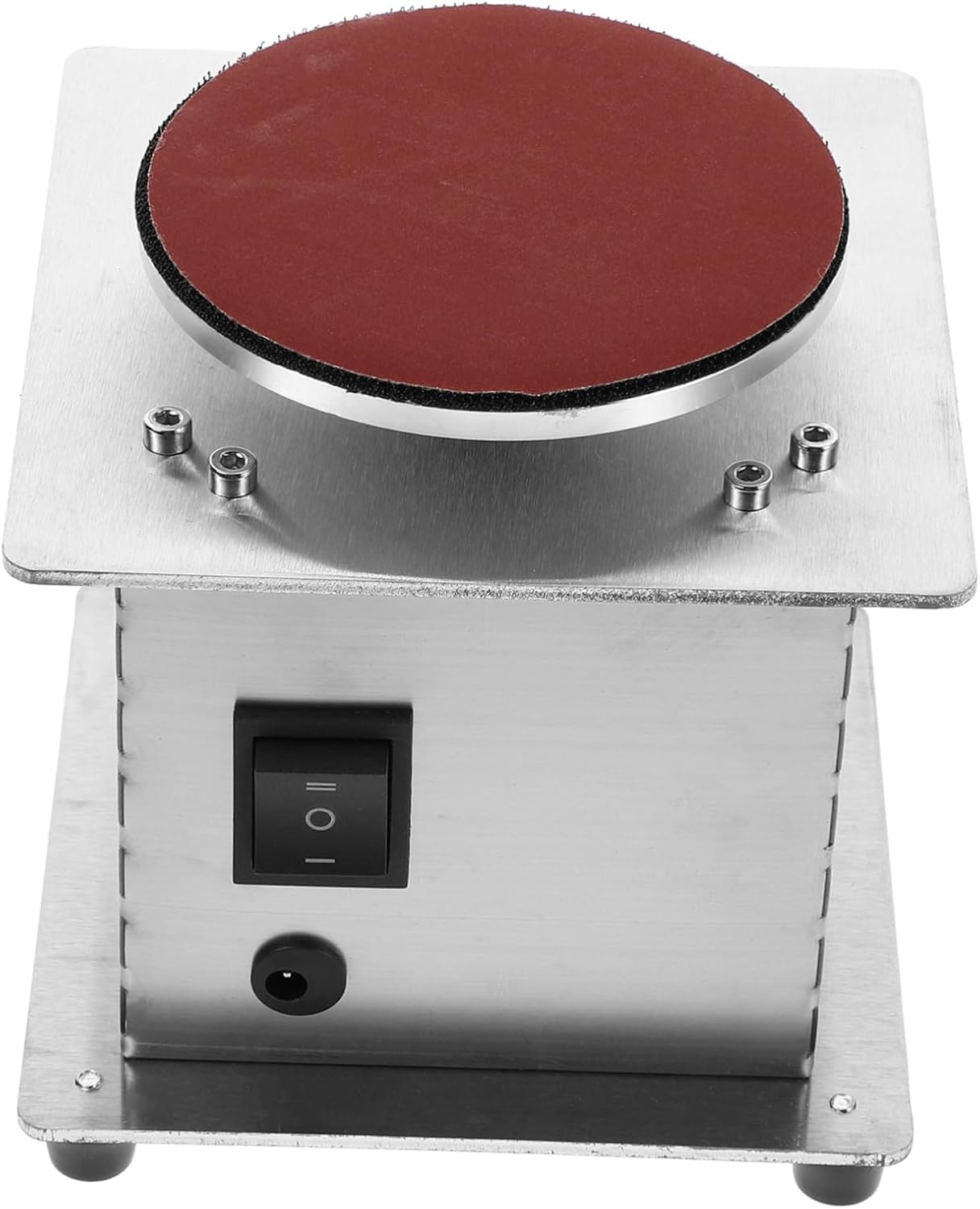 jojofuny Mini Electric Sanding Machine with 20 Sandpaper Discs Multi-Surface Polisher for Wood and Metal Compact Disc Sander User-Friendly Design for DIY Projects