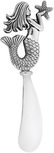 Miniatura 8 de UP ware - Juego de 2 cuchillos esparcidores de queso y mantequilla de aleación de zinc (estrella de mar)