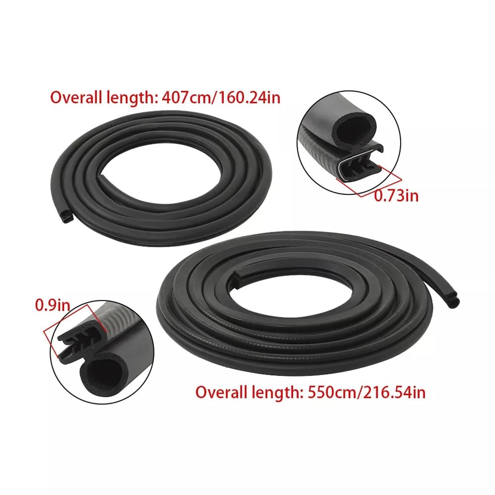 Striscia Tenuta Portiera Kit Guarnizioni Portiera Anteriore 2x Per Chevy C/K 1500 2500 3500 Accessori Auto Per Tahoe Guarnizioni