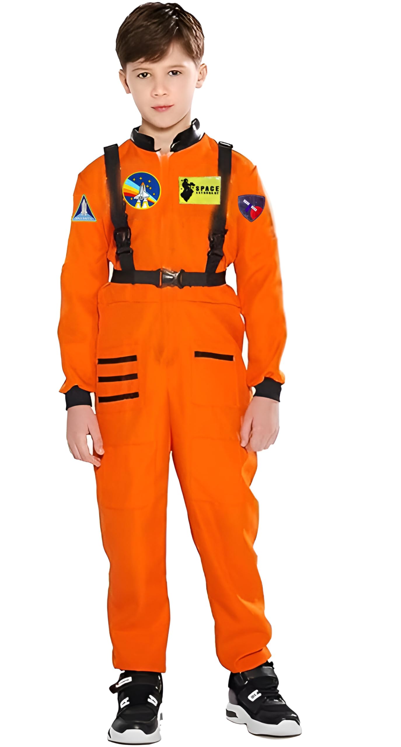 Polyester Fancy Dress Factory Kids Astronaut Costume, Todderls Astronaut Outfit, Boys And Girls Astronaut Dress-Up, Astronaut Fancy Dress For Kids (Orange 4-5 Years) (B0DGG8FCVB) Amazon Price History, Amazon Price Tracker