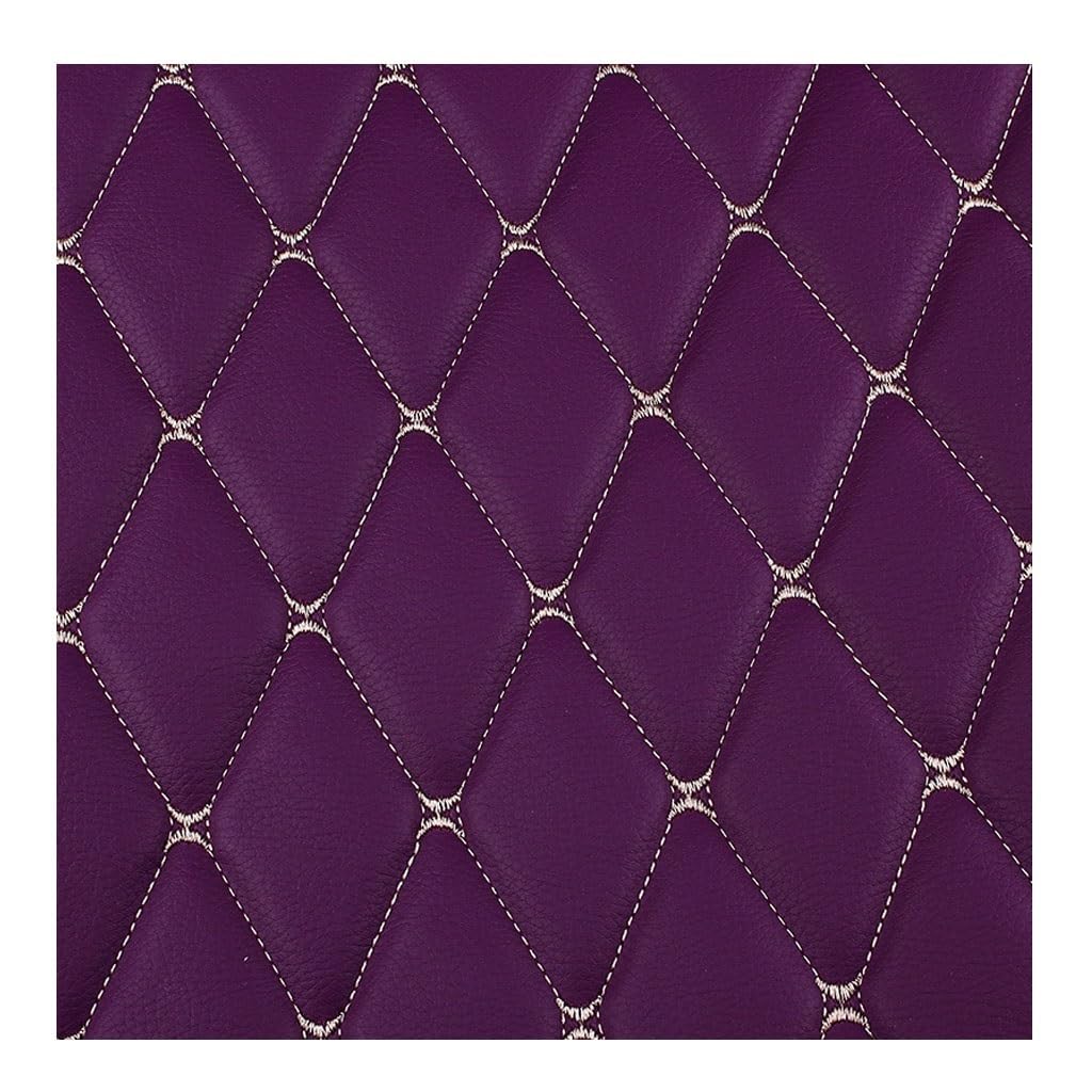 Faux cuir PU pour artisanat décoration canapé d'ameublement violet 1.6x5m