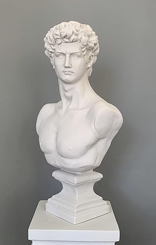 Miniatura 2 de Generic Enorme David Statue, 22 Pulgadas 55 Cm, Blanco, Plástico, Independiente, Clásico, Religioso, Hecho A Mano, Boda, Aniversario