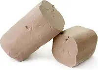 Argila Natural de 1Kg para Modelagem – Massa de Modelar Atóxica de Secagem ao Ar para Artesanato, Escultura e Uso Escolar