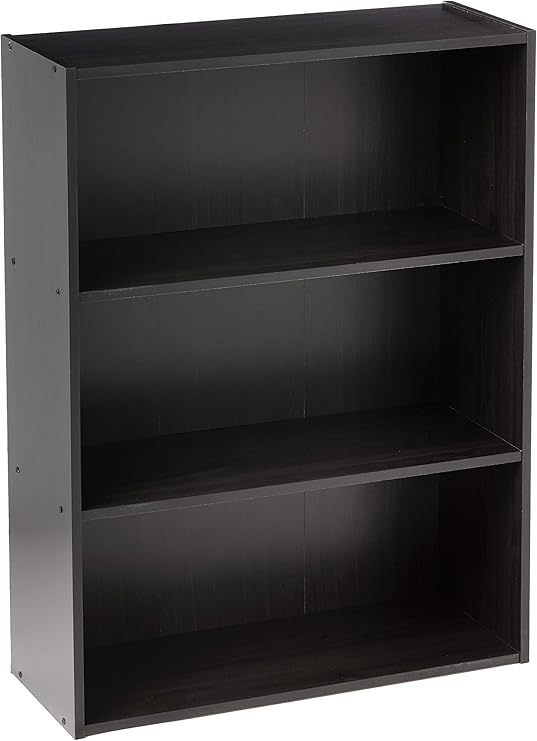 Furinno Pasir 3Tier Open Shelf Bookcase, Espresso Home