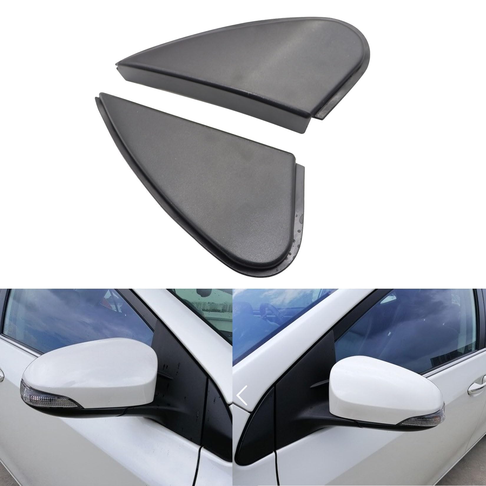 Amazon.com: GXARTS 1 Pair Mirror Corner Triangle Cover Trim