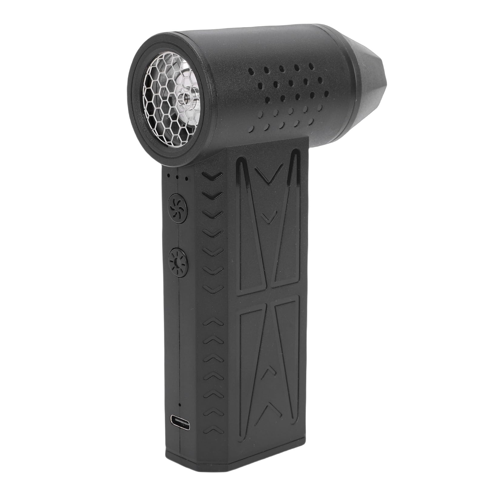 Souffleur à poussière électrique rechargeable 130 000 tr/min avec 3 réglages de vitesse Buse magnétique Port de type C pour la maison, la voiture, le nettoyage, le séchage, le refroidissement