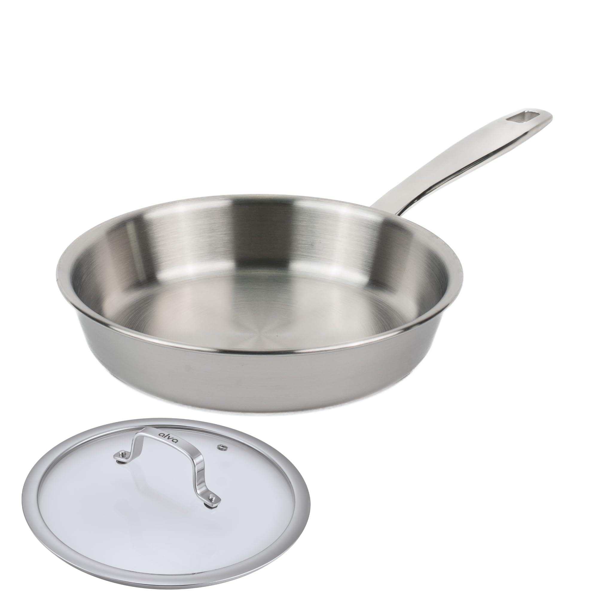 PERFECT ステンレススチール 5L Amazon.com: Alva Maestro 5-Ply Stainless Steel Frying Pan with